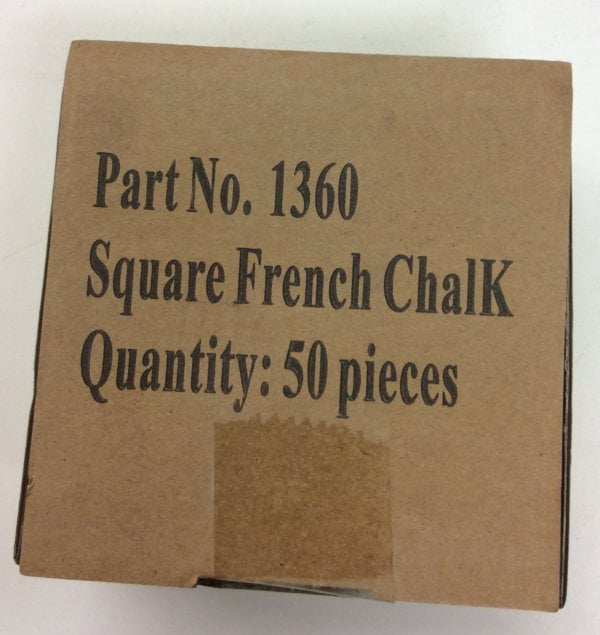 Box 50 Square French Chalk 
