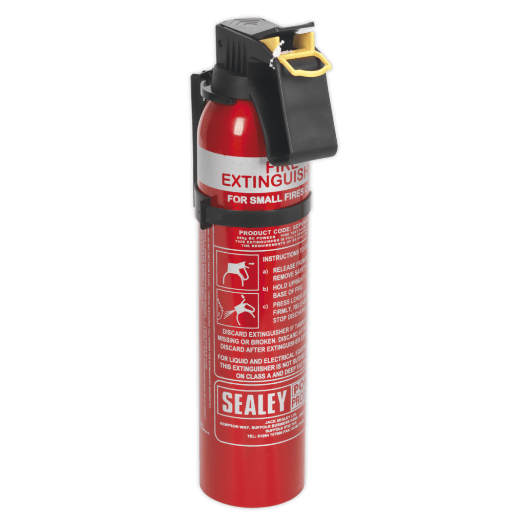 Fire Extinguisher 0.95kg Dry Powder Disposable K & S McKenzie